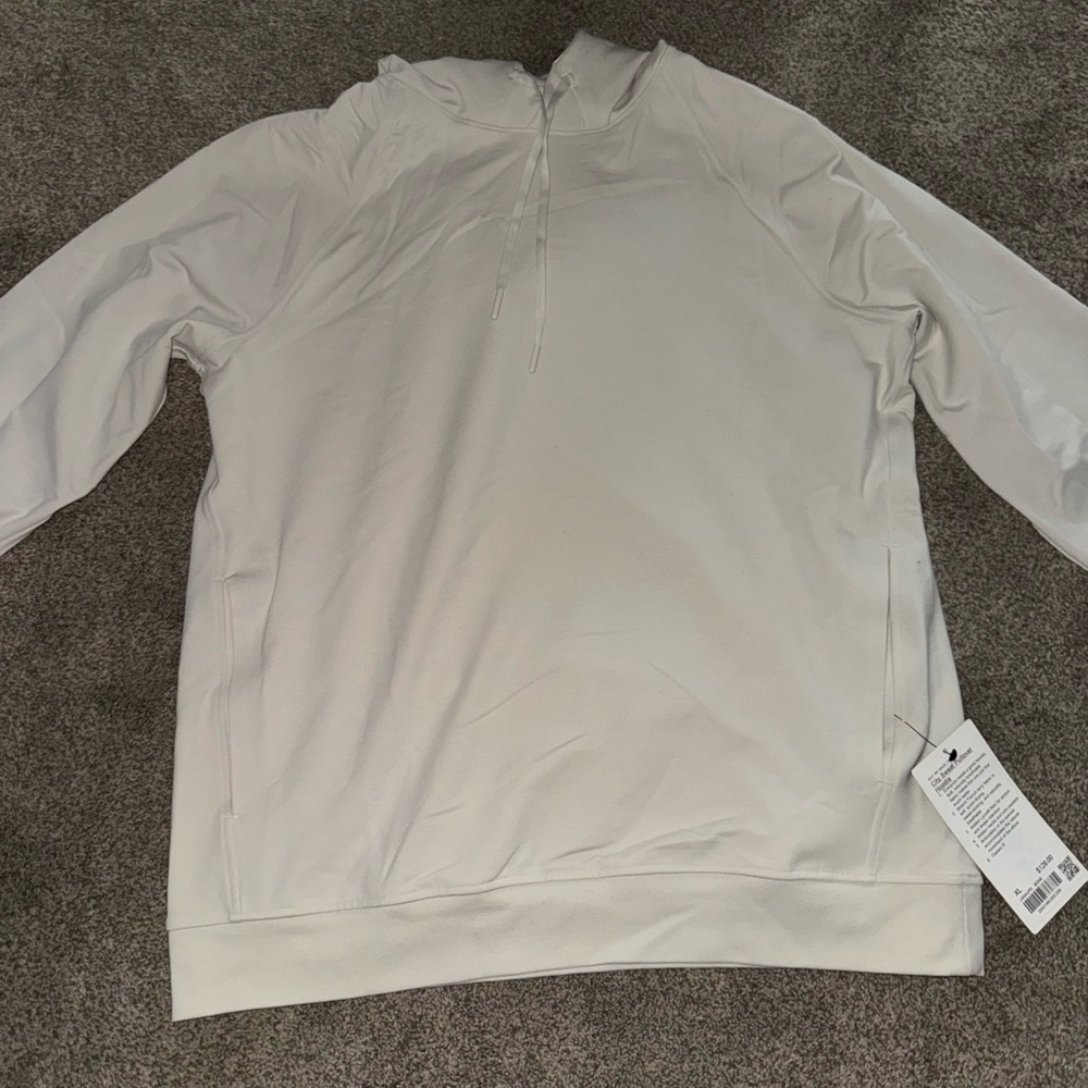 NWT! City sweat hoodie lulu size xl in bone (off white)